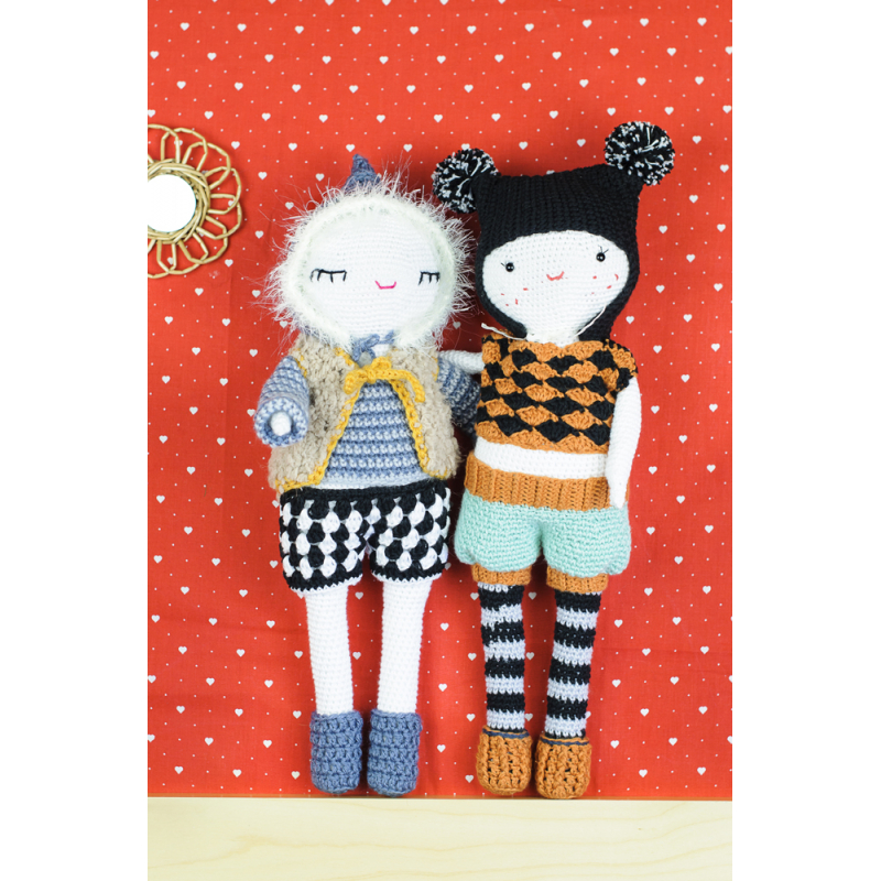 Poupées au crochet & leur garde-robe Livre Crochet