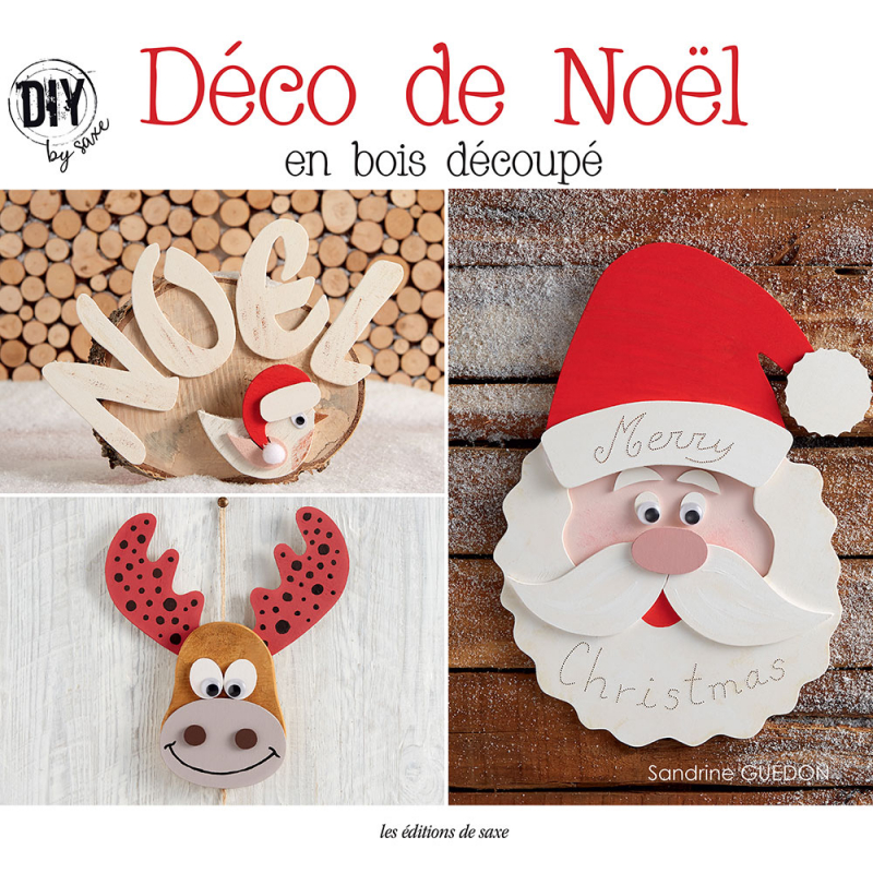 Déco de Noël en bois découpé  - 1