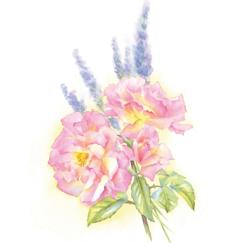 Les fleurs à l'aquarelle Livre Beaux-arts