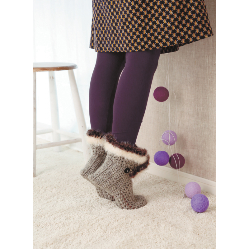 Les chaussons pour petits petons Livre Crochet