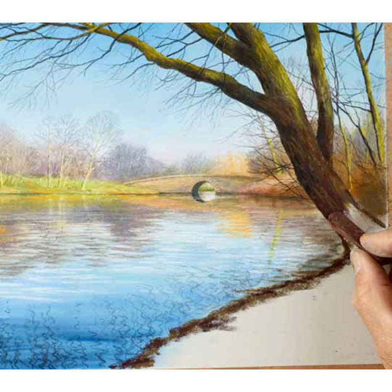Paysages aux pastels secs Livre Beaux-arts