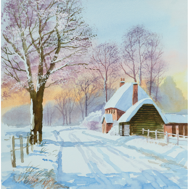 Paysages enneigés Livre Beaux-arts