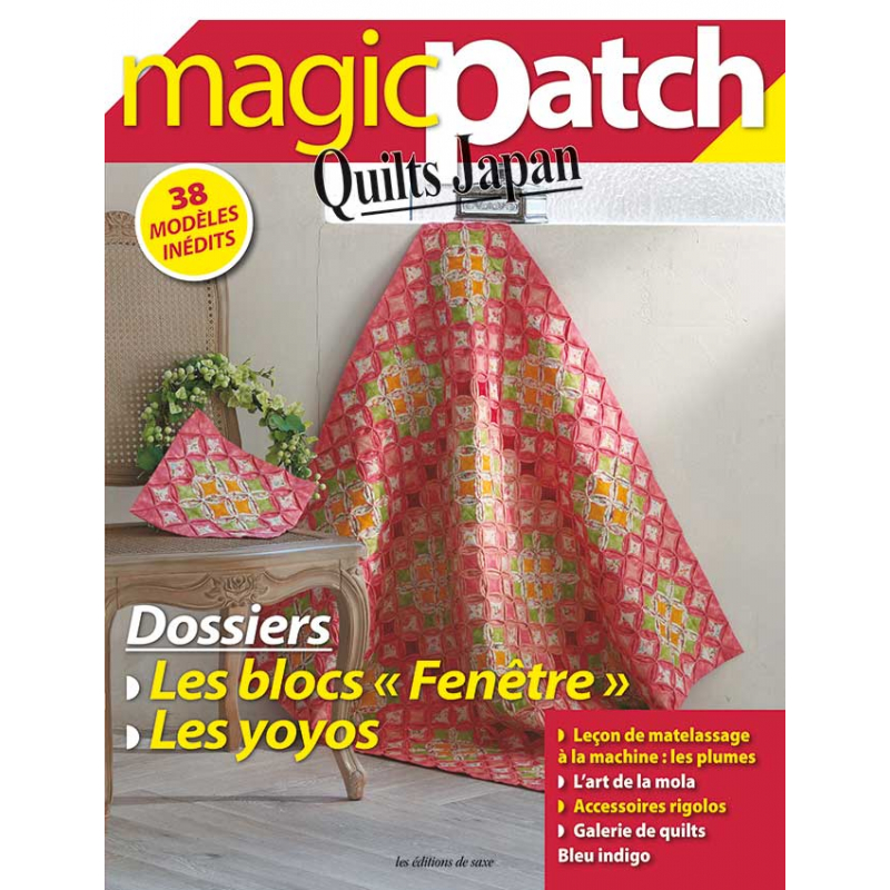 Les blocs "fenêtre" & les yoyos Magazine Patchwork
