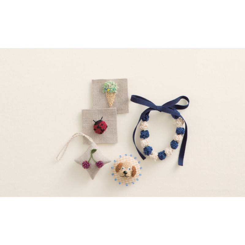 Jolis motifs en stumpwork Livre Broderie