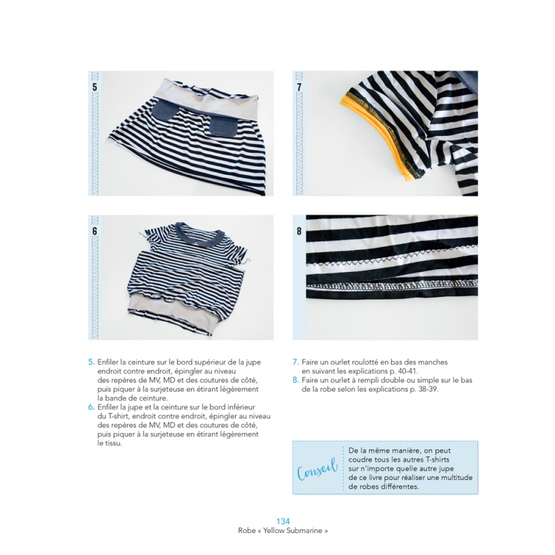 Tout en jersey du S au XXXL Livre Couture
