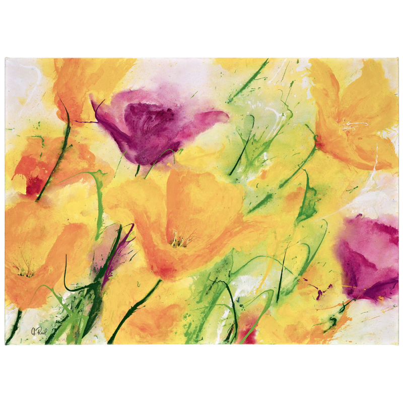 Les fleurs de pavot à l'acrylique  - 8