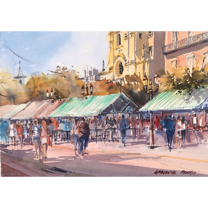 Scènes de rue à l'aquarelle  - 5