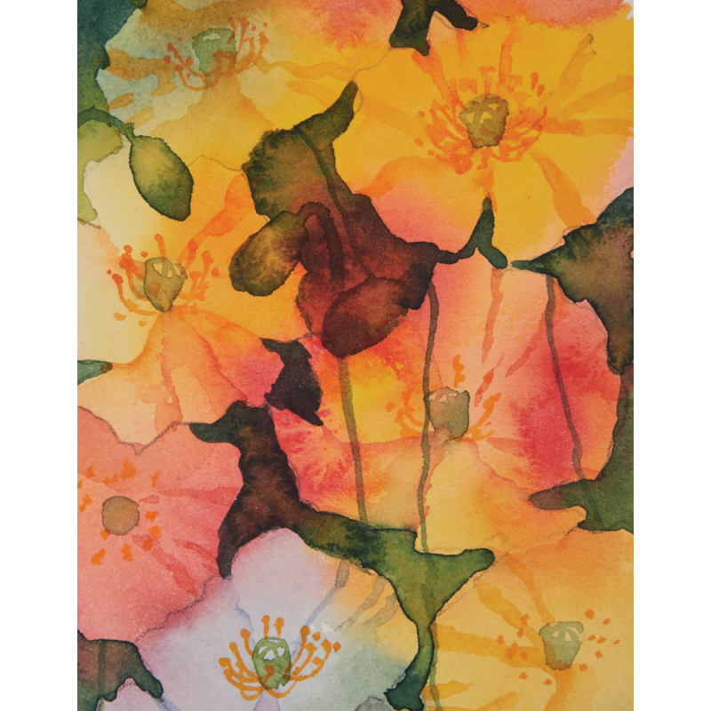Peinture florale à l'aquarelle Livre Beaux-arts