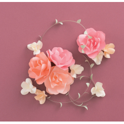 Fleurs en kirigami 3D  - 2