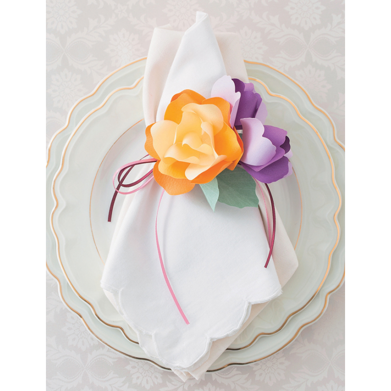 Fleurs en kirigami 3D Livre Loisirs créatifs