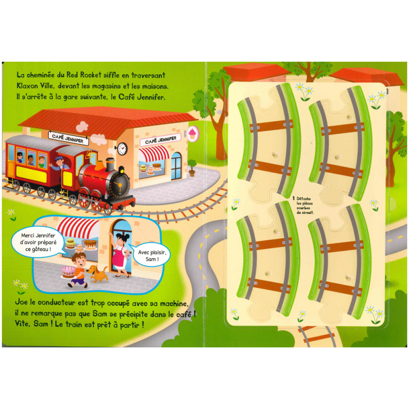 Le train - Une aventure à construire Livre Loisirs créatifs