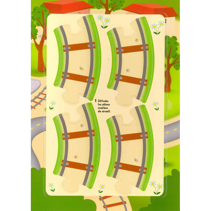 Le train - Une aventure à construire Livre Loisirs créatifs