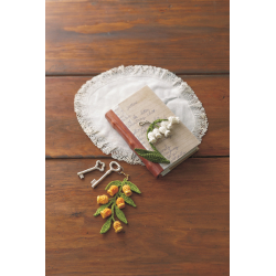 Accessoires fleuris crochetés avec du coton à broder Livre Crochet