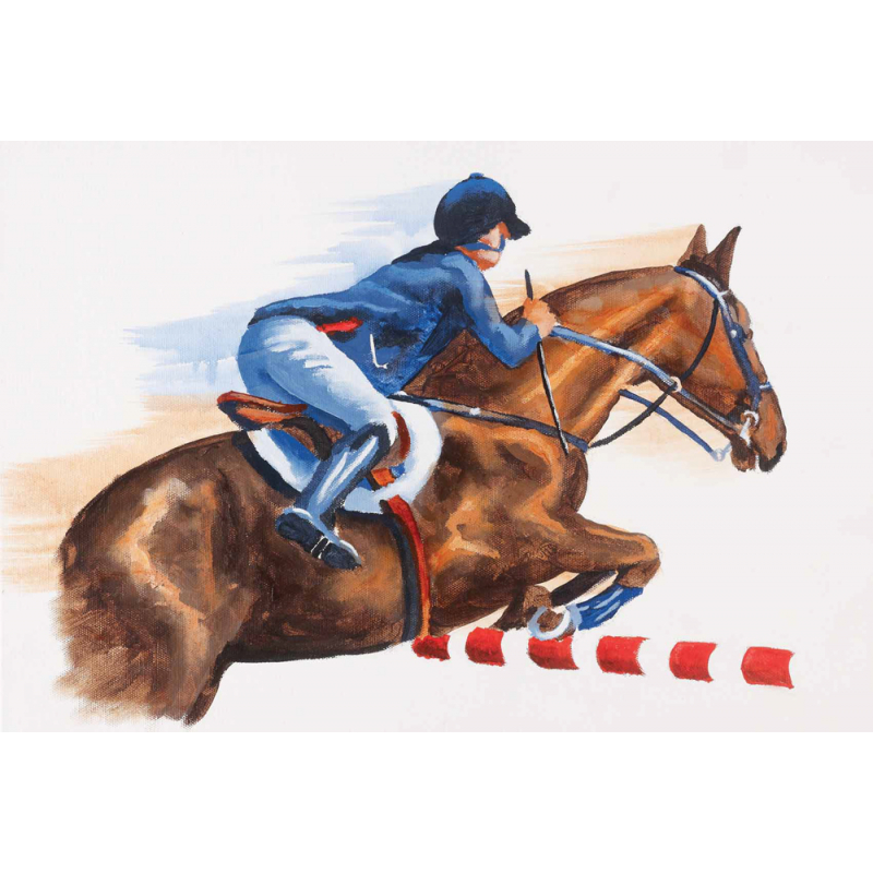Peindre les chevaux à l'acrylique Livre Beaux-arts