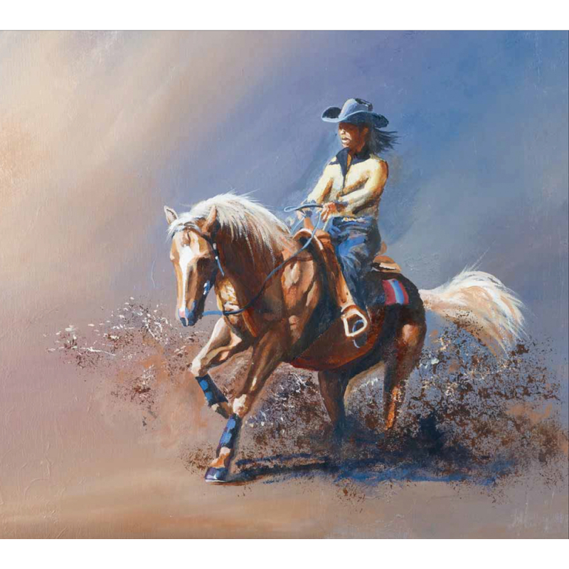 Peindre les chevaux à l'acrylique Livre Beaux-arts