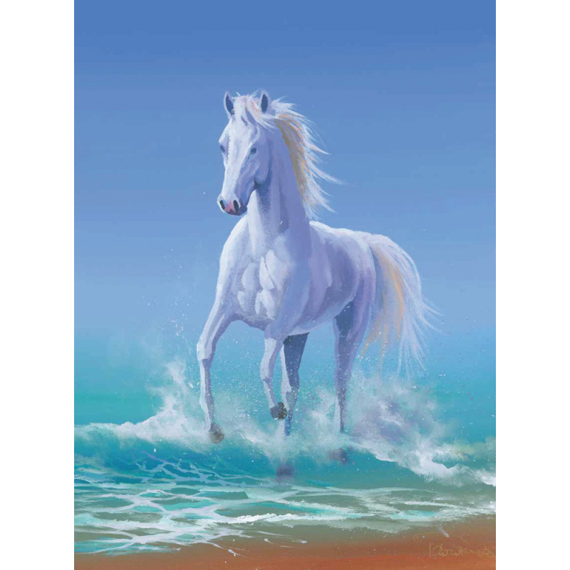Peindre les chevaux à l'acrylique Livre Beaux-arts