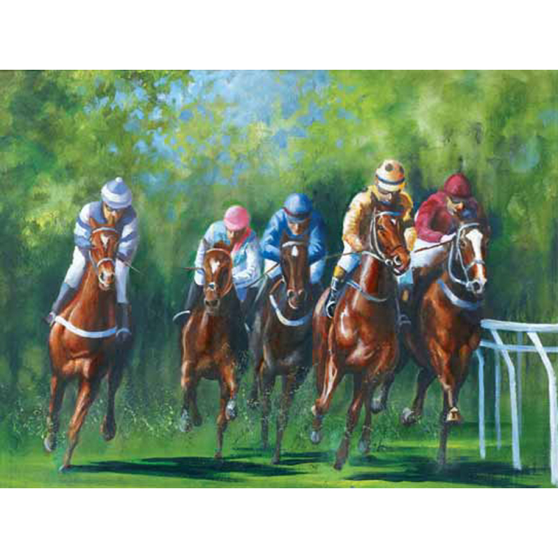 Peindre les chevaux à l'acrylique Livre Beaux-arts