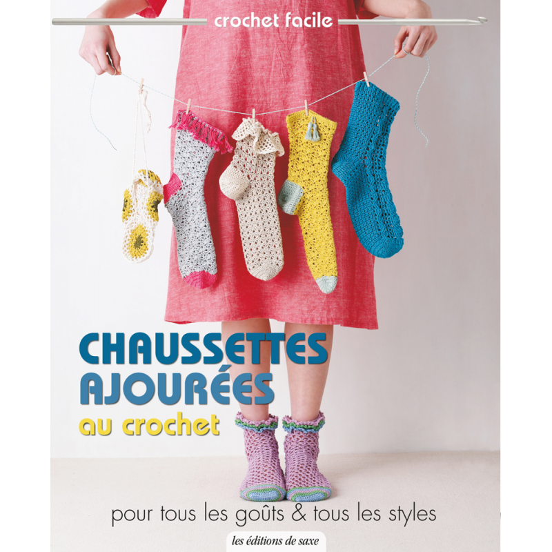 Chaussettes ajourées au crochet Livre Crochet