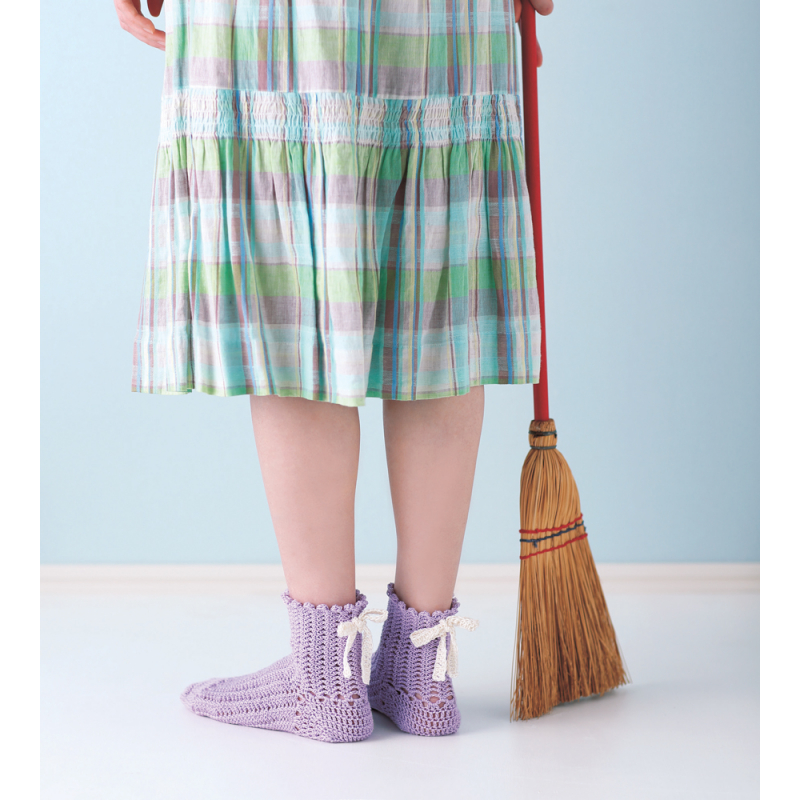 Chaussettes ajourées au crochet Livre Crochet