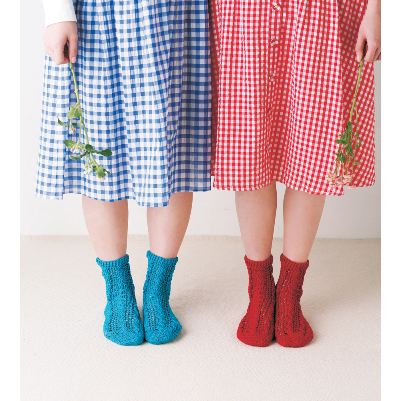 Chaussettes ajourées au crochet Livre Crochet