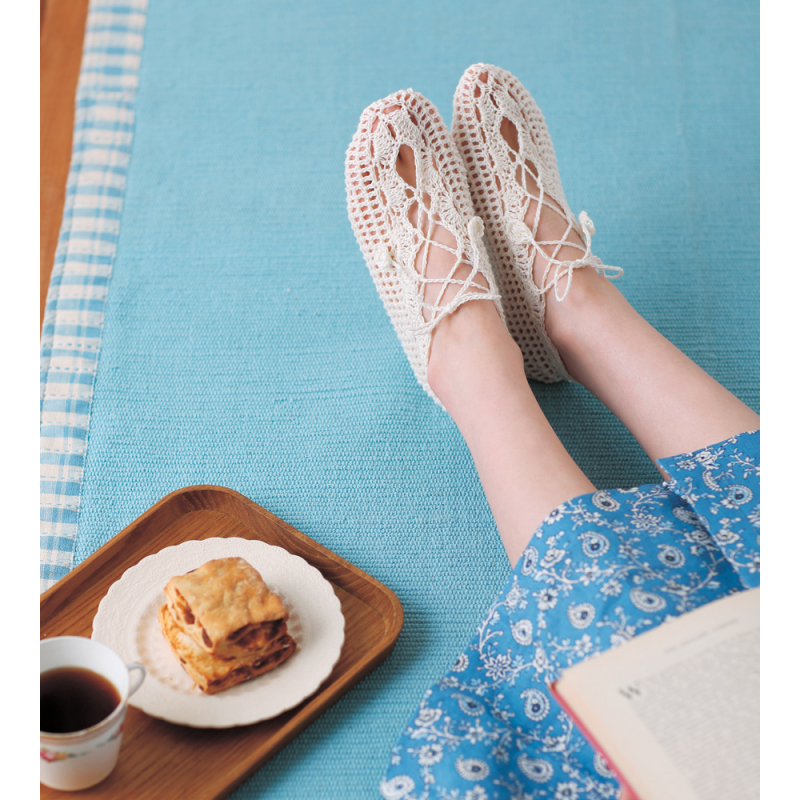 Chaussettes ajourées au crochet Livre Crochet