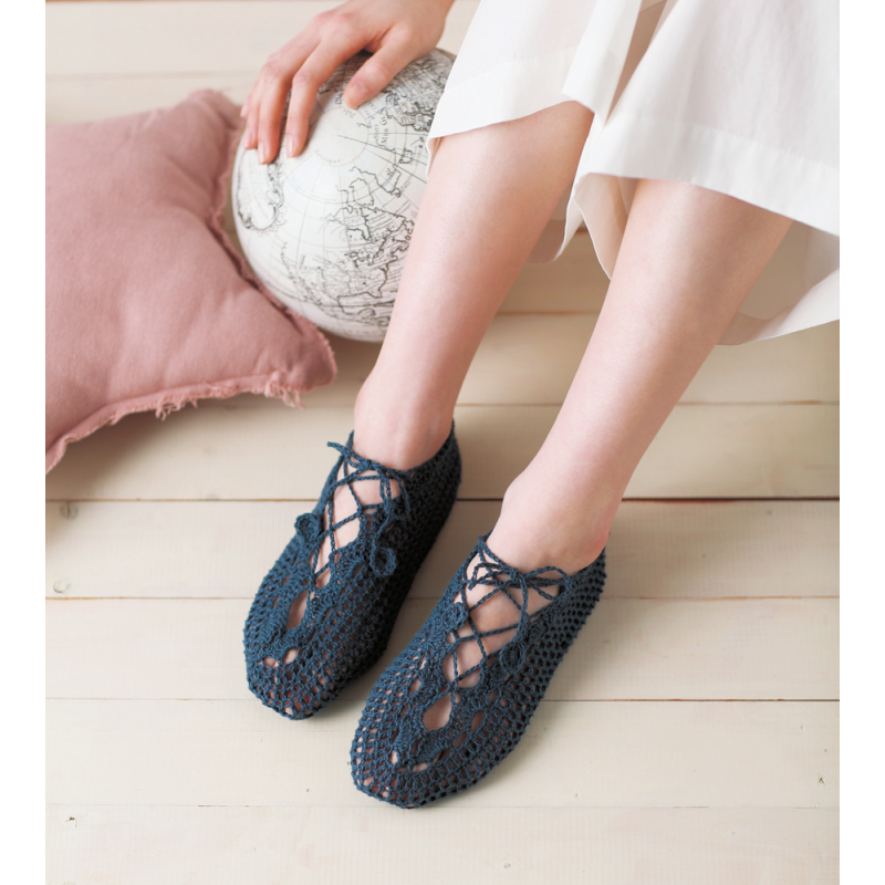 Chaussettes ajourées au crochet Livre Crochet
