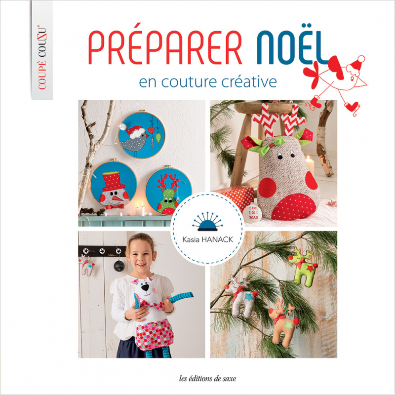 Préparer Noël en couture créative Livre Couture