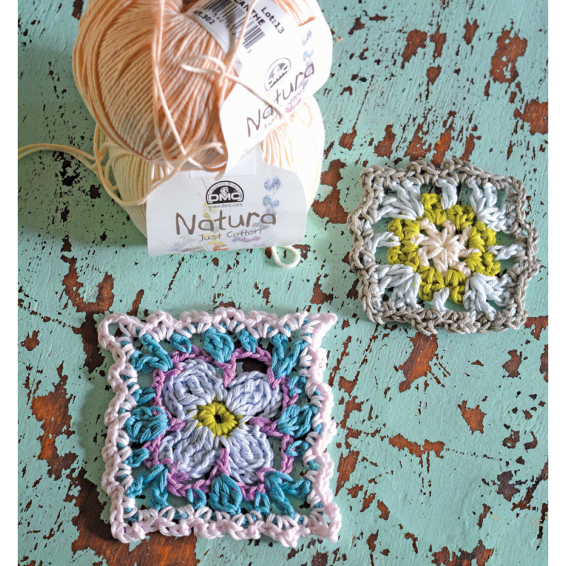 60 blocs granny au crochet Livre Crochet