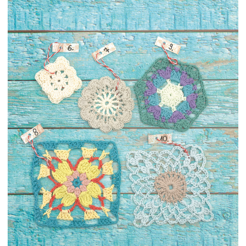 60 blocs granny au crochet Livre Crochet