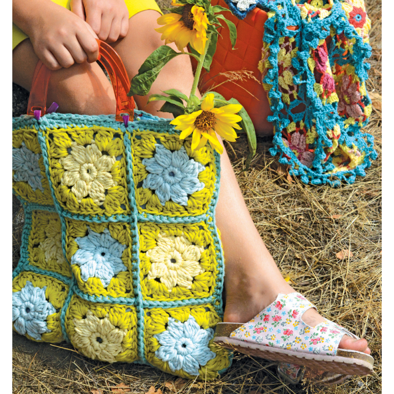 60 blocs granny au crochet Livre Crochet