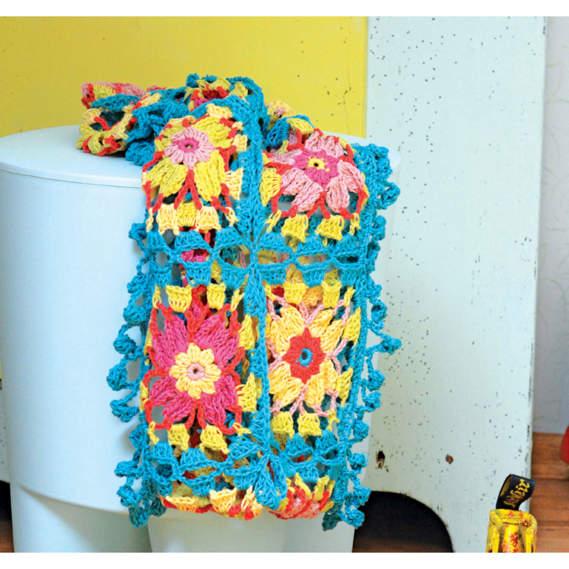 60 blocs granny au crochet Livre Crochet