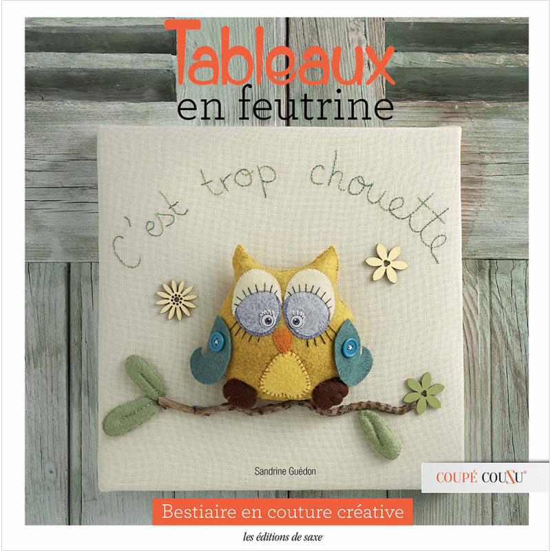 Tableaux en feutrine Livre Couture