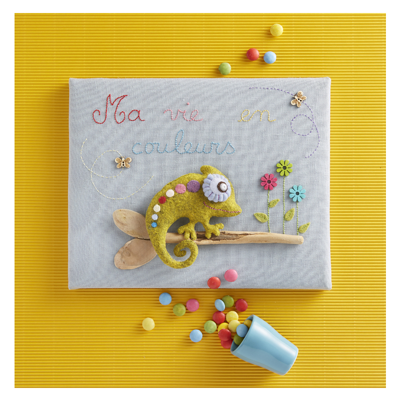 Tableaux en feutrine Livre Couture