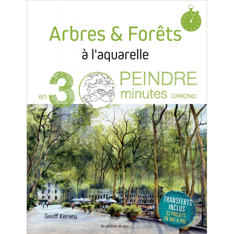 Arbres & forêts à l'aquarelle Livre Beaux-arts