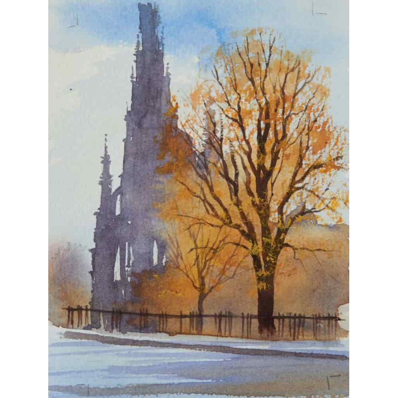 Arbres & forêts à l'aquarelle Livre Beaux-arts