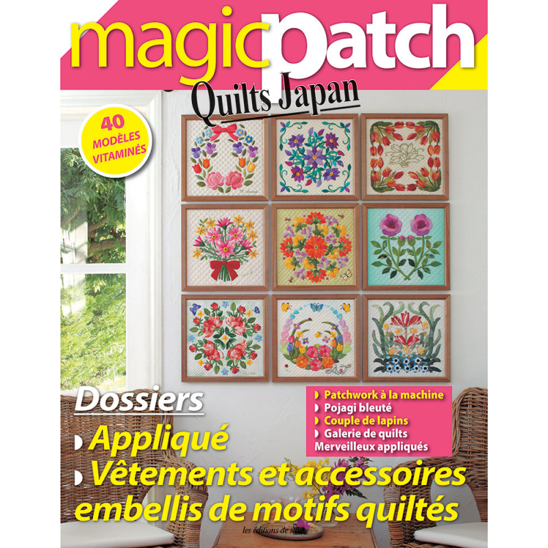 Vêtements et accessoires embellis de motifs quiltés Magazine Patchwork