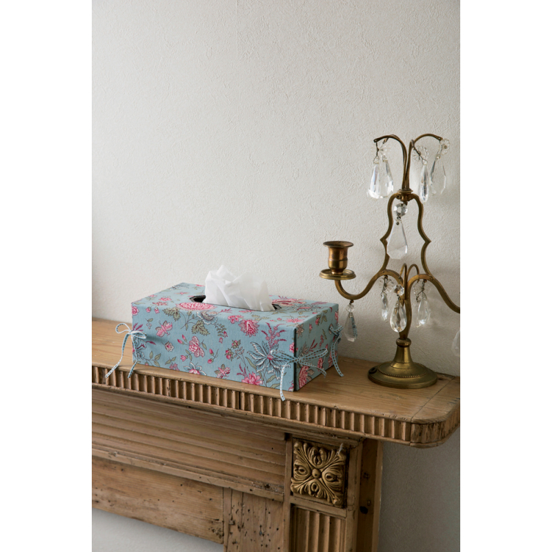 Cartonnage élégant en jolie toile de Jouy Livre DIY