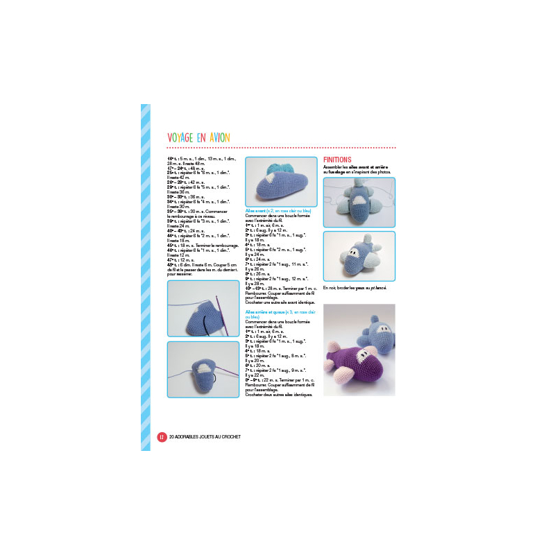 20 adorables jouets au crochet Livre Crochet