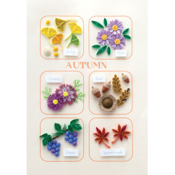 Les 4 saisons du quilling Livre Loisirs créatifs