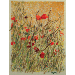 Paysages & fleurs brodés Livre Broderie