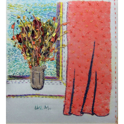 Paysages & fleurs brodés Livre Broderie