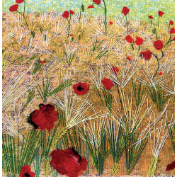 Paysages & fleurs brodés Livre Broderie
