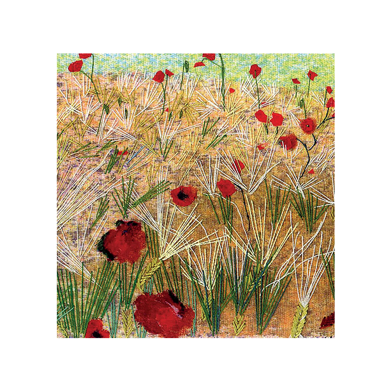Paysages & fleurs brodés Livre Broderie