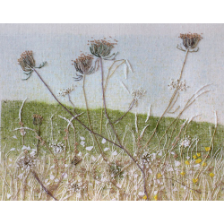 Paysages & fleurs brodés Livre Broderie
