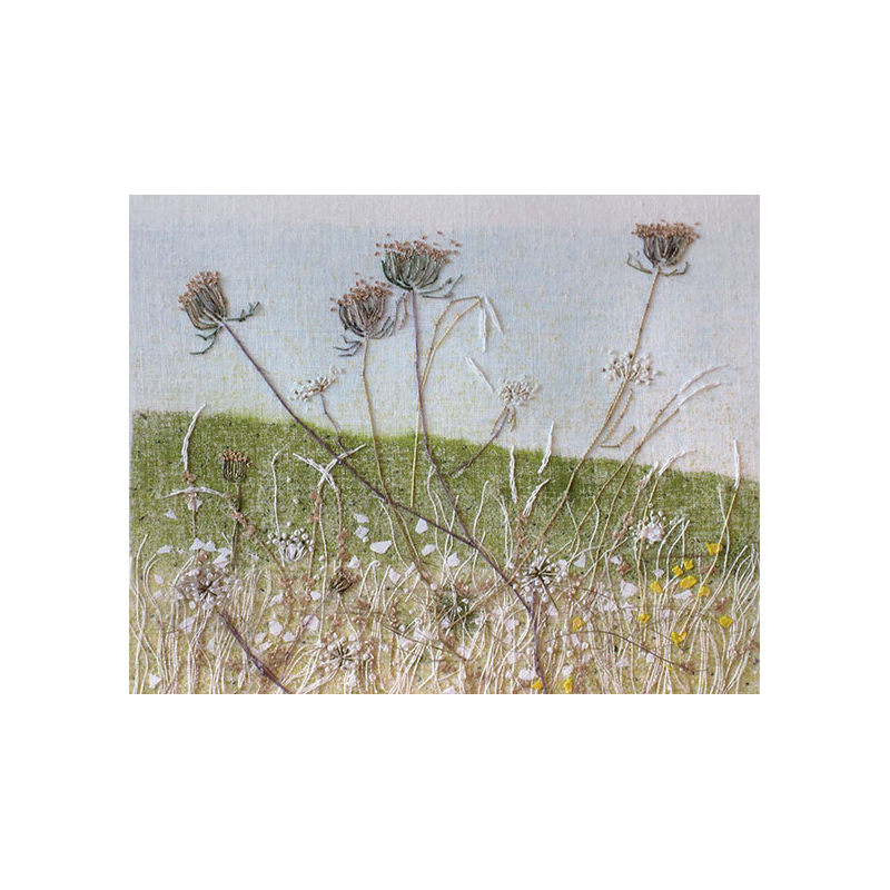 Paysages & fleurs brodés Livre Broderie