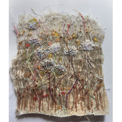 Paysages & fleurs brodés Livre Broderie
