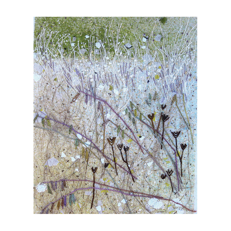 Paysages & fleurs brodés Livre Broderie