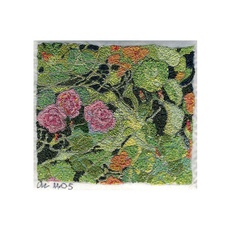 Paysages & fleurs brodés Livre Broderie