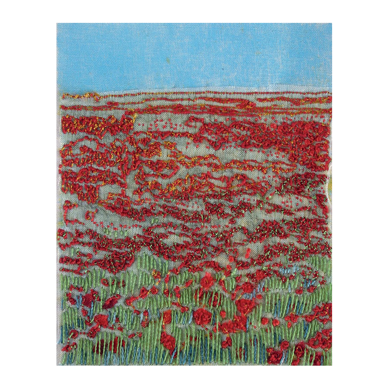 Paysages & fleurs brodés Livre Broderie