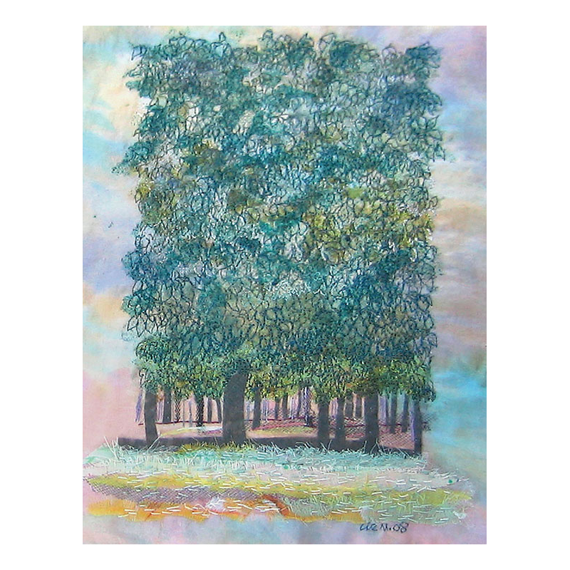 Paysages & fleurs brodés Livre Broderie